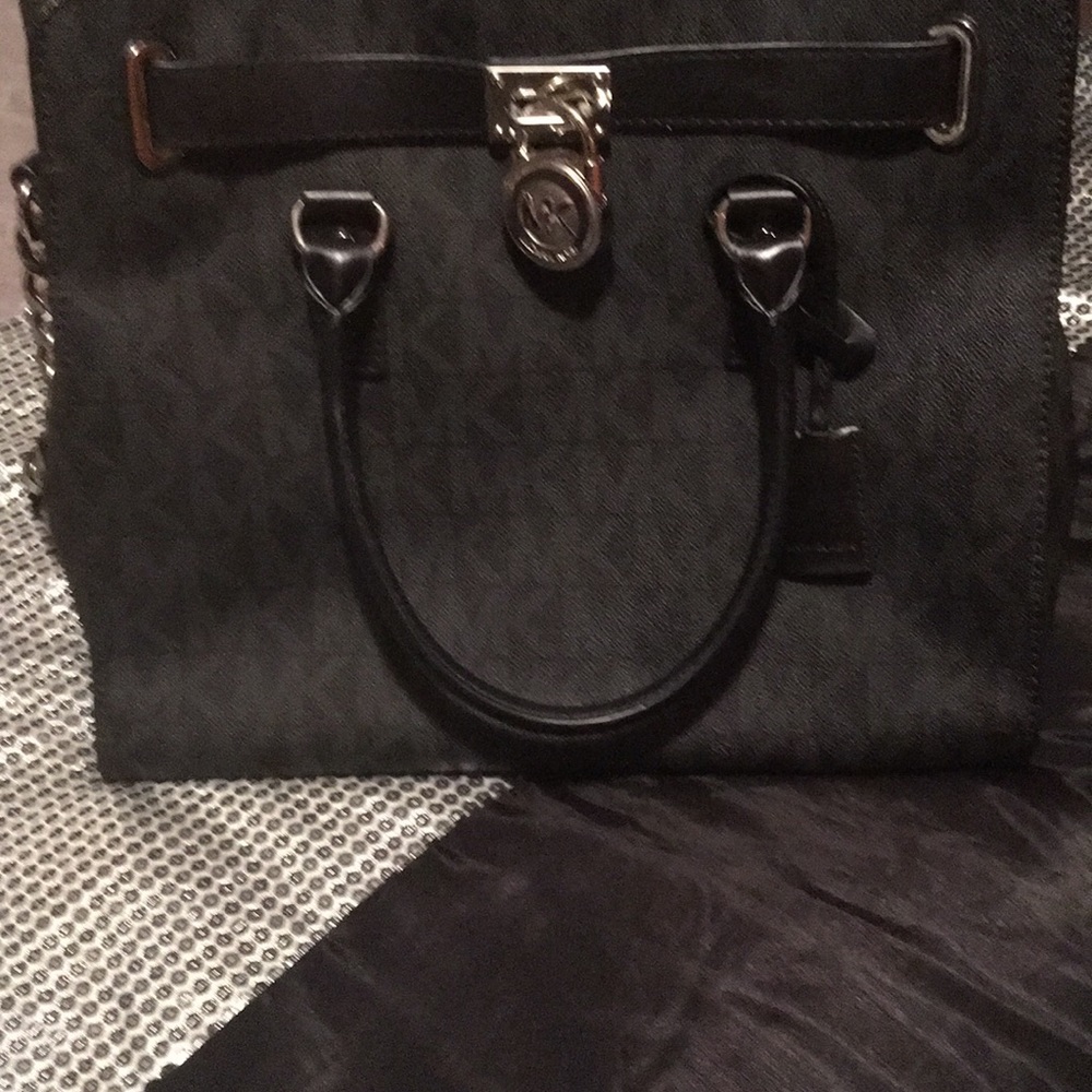 Michael Kors Black Hamilton purses